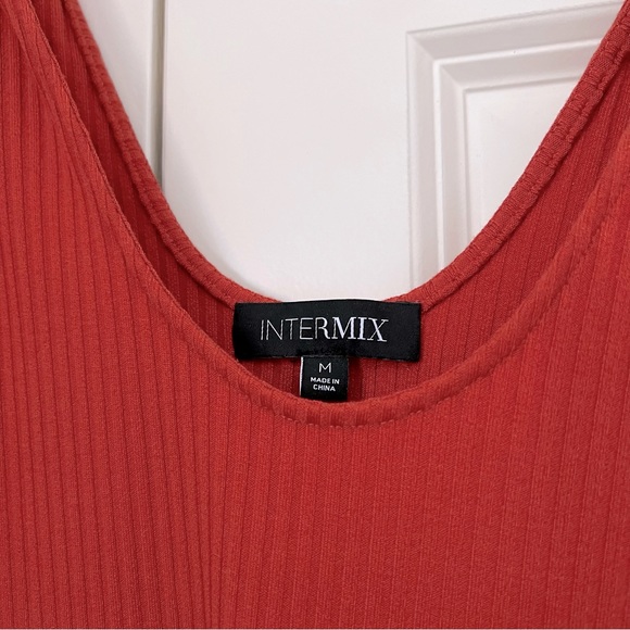 Tie Shoulder Intermix dress - Picture 4 of 5